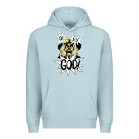 Blue Mist oh my god Premium Hoodie - artisFamous