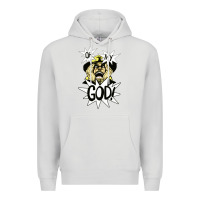 Dove Grey oh my god Premium Hoodie - artisFamous