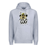 Heather Grey oh my god Premium Hoodie - artisFamous