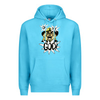 Ocean Blue oh my god Premium Hoodie - artisFamous
