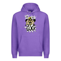 Purple oh my god Premium Hoodie - artisFamous