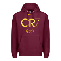 Burgundy cr7 graphic Premium Hoodie - artisFamous