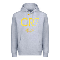 Heather Grey cr7 graphic Premium Hoodie - artisFamous