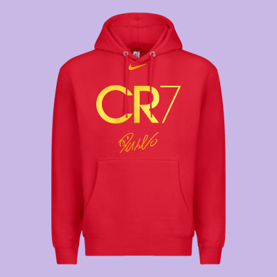 Cr7 Graphic Premium Hoodie Designed By Artisfamous