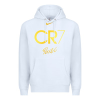 White cr7 graphic Premium Hoodie - artisFamous