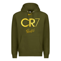 Army Green cr7 graphic Premium Hoodie - artisFamous