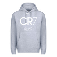 Heather Grey cr7 graphic Premium Hoodie - artisFamous