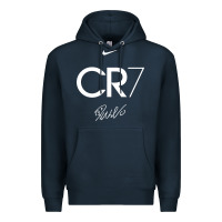 Navy cr7 graphic Premium Hoodie - artisFamous