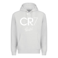 Dove Grey cr7 graphic Premium Hoodie - artisFamous