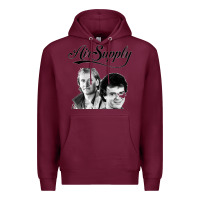 Burgundy air supply 9 Premium Hoodie - artisFamous