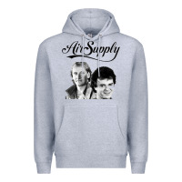 Heather Grey air supply 9 Premium Hoodie - artisFamous