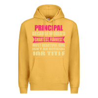 Mustard principal funniest isn't a jobtitle Premium Hoodie - artisFamous