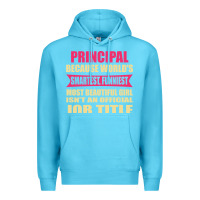 Ocean Blue principal funniest isn't a jobtitle Premium Hoodie - artisFamous