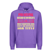 Purple principal funniest isn't a jobtitle Premium Hoodie - artisFamous