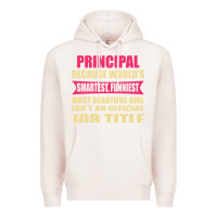 Pale Pink principal funniest isn't a jobtitle Premium Hoodie - artisFamous