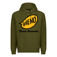 Army Green Resto Taco Bueno Premium Hoodie - artisFamous