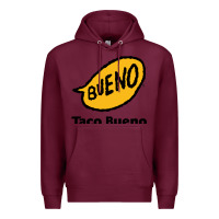 Burgundy Resto Taco Bueno Premium Hoodie - artisFamous