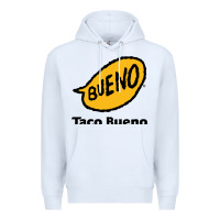 White Resto Taco Bueno Premium Hoodie - artisFamous