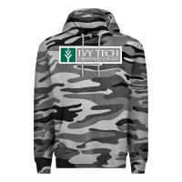 Slate Camo Ivy Tech Community College of Indiana Premium Hoodie - artisFamous