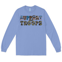 Colony Blue armed forces day support our troops Long Sleeve Tee - Artiststas