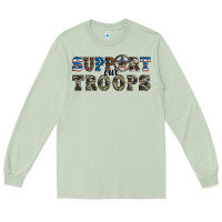 Matcha armed forces day support our troops Long Sleeve Tee - Artiststas