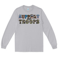 Moon Dust armed forces day support our troops Long Sleeve Tee - Artiststas