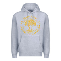 Heather Grey Maharishi International College Premium Hoodie - artisFamous