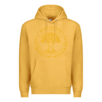 Mustard Maharishi International College Premium Hoodie - artisFamous