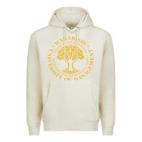 Oatmeal Heather Maharishi International College Premium Hoodie - artisFamous