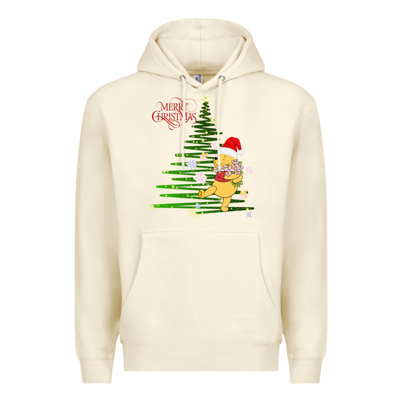 Winnie The Pooh- Merry Christmas Premium Hoodie by artisFamous | Teevron