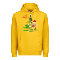 Lemon Winnie The Pooh- Merry christmas Premium Hoodie - artisFamous