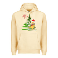 Pina Colada Winnie The Pooh- Merry christmas Premium Hoodie - artisFamous