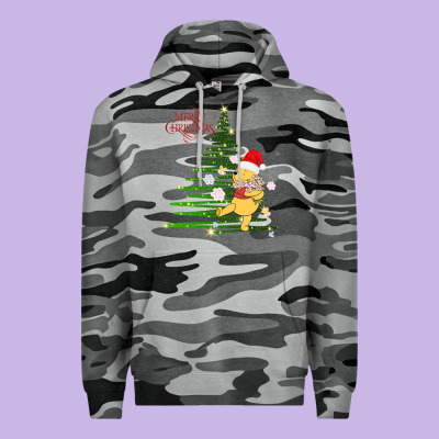 Winnie The Pooh- Merry Christmas Premium Hoodie Designed By Artisfamous