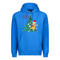 True Royal Winnie The Pooh- Merry christmas Premium Hoodie - artisFamous