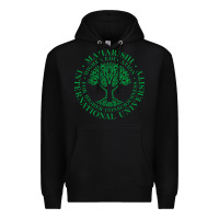 Black Maharishi International College Premium Hoodie - artisFamous