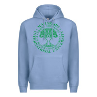 Colony Blue Maharishi International College Premium Hoodie - artisFamous