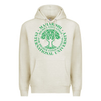 Oatmeal Heather Maharishi International College Premium Hoodie - artisFamous