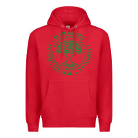 Red Maharishi International College Premium Hoodie - artisFamous