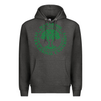 Charcoal Heather Maharishi International College Premium Hoodie - artisFamous