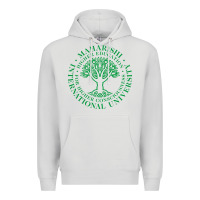 Dove Grey Maharishi International College Premium Hoodie - artisFamous