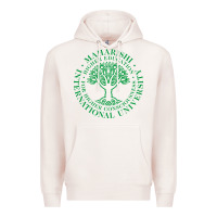 Pale Pink Maharishi International College Premium Hoodie - artisFamous