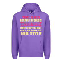Purple taste tester funniest isn't a jobtitle Premium Hoodie - artisFamous