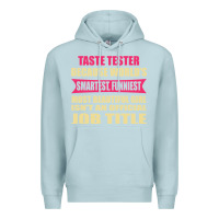 Blue Mist taste tester funniest isn't a jobtitle Premium Hoodie - artisFamous