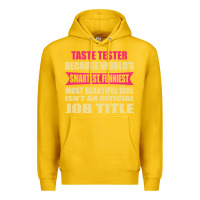 Lemon taste tester funniest isn't a jobtitle Premium Hoodie - artisFamous