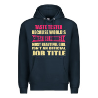Navy taste tester funniest isn't a jobtitle Premium Hoodie - artisFamous