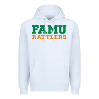 White Famu Rattlers Premium Hoodie - artisFamous