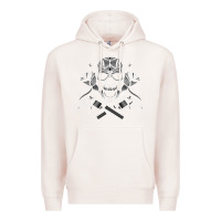 Pale Pink guns & roses 7 Premium Hoodie - artisFamous