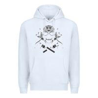 White guns & roses 7 Premium Hoodie - artisFamous