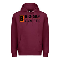 Burgundy biggby coffee Premium Hoodie - artisFamous