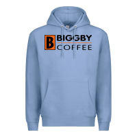 Colony Blue biggby coffee Premium Hoodie - artisFamous